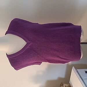 Vintage 1980s purple 💜 large sweater vest